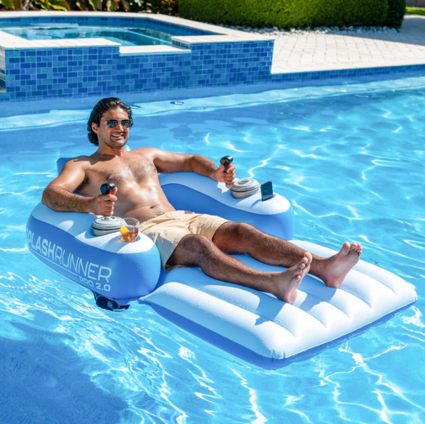 Splash Runner Pro 2.0 12V Motorized Luxury Pool Lounger